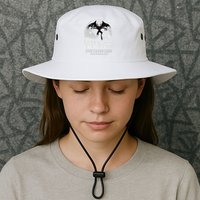 Mothman Cryptid Point Pleasant cryptozoology Halloween Bucket Hat