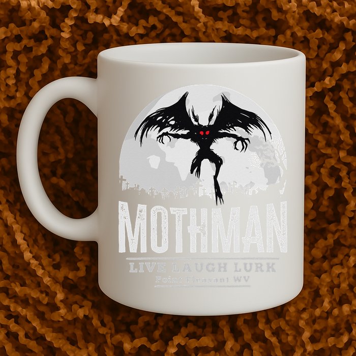Mothman Cryptid Point Pleasant cryptozoology Halloween Mug