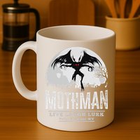 Mothman Cryptid Point Pleasant cryptozoology Halloween Mug