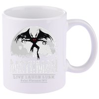 Mothman Cryptid Point Pleasant cryptozoology Halloween 11oz C Handle Ceramic Mug