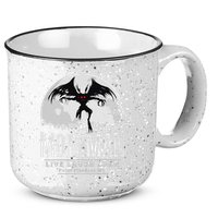 Mothman Cryptid Point Pleasant cryptozoology Halloween 15oz Campfire Ceramic Mug
