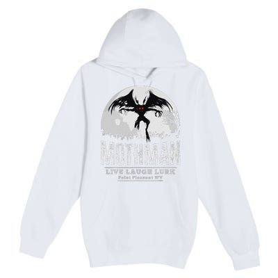 Mothman Cryptid Point Pleasant cryptozoology Halloween Premium Pullover Hoodie