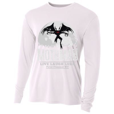 Mothman Cryptid Point Pleasant cryptozoology Halloween Cooling Performance Long Sleeve Crew