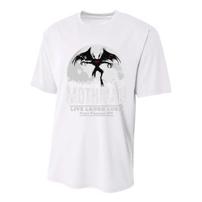 Mothman Cryptid Point Pleasant cryptozoology Halloween Youth Performance Sprint T-Shirt