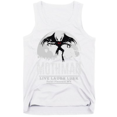 Mothman Cryptid Point Pleasant cryptozoology Halloween Tank Top