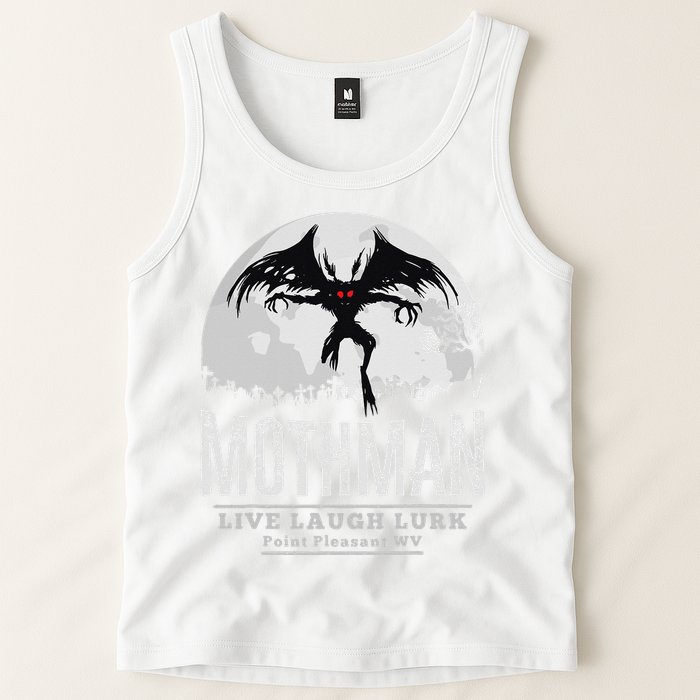 Mothman Cryptid Point Pleasant cryptozoology Halloween Tank Top