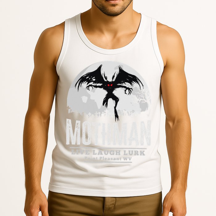 Mothman Cryptid Point Pleasant cryptozoology Halloween Tank Top