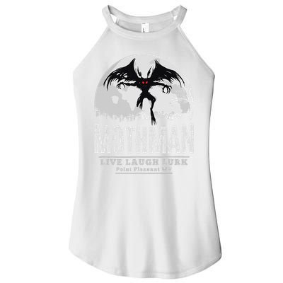 Mothman Cryptid Point Pleasant cryptozoology Halloween Women's Perfect Tri Rocker Tank