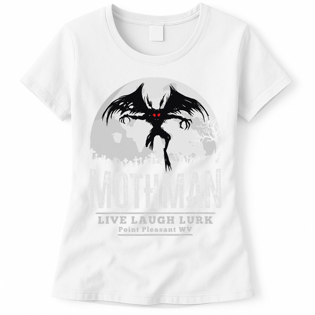 Mothman Cryptid Point Pleasant cryptozoology Halloween Womens T-Shirt