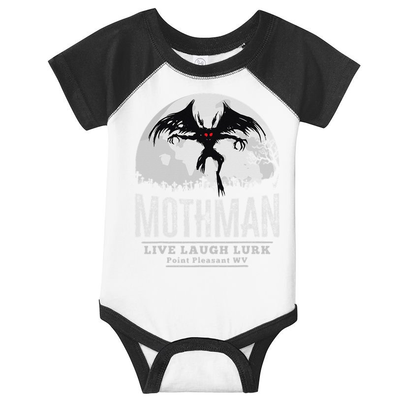 Mothman Cryptid Point Pleasant cryptozoology Halloween Infant Baby Jersey Bodysuit