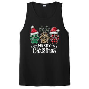 Merry Christmas Paws Holiday Season Winter Vibes Christmas Gift PosiCharge Competitor Tank