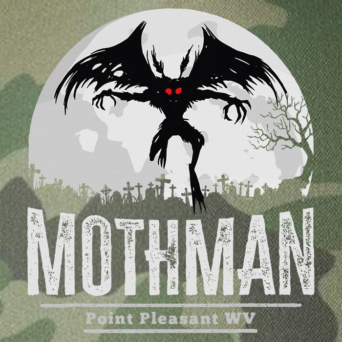Mothman Cryptid Point Pleasant Cryptozoology Halloween Legacy Tie Dye Trucker Hat