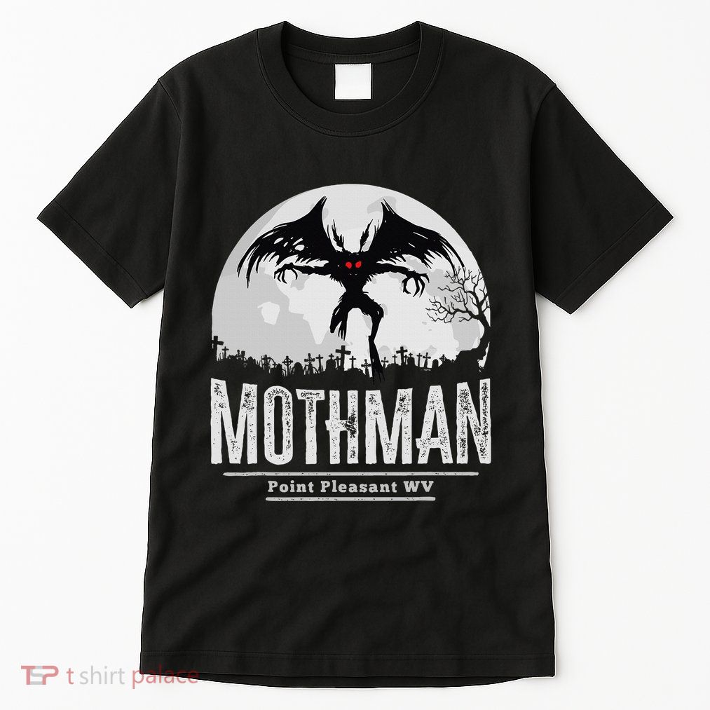 Mothman Cryptid Point Pleasant Cryptozoology Halloween Tall T-Shirt