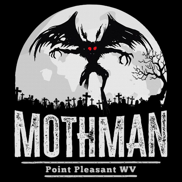 Mothman Cryptid Point Pleasant Cryptozoology Halloween Backpack