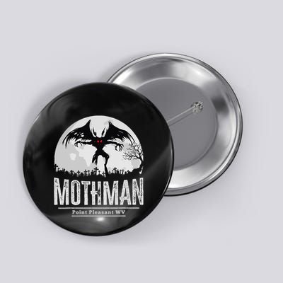Mothman Cryptid Point Pleasant Cryptozoology Halloween Button