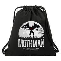 Mothman Cryptid Point Pleasant Cryptozoology Halloween Drawstring Bag