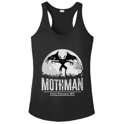 Mothman Cryptid Point Pleasant Cryptozoology Halloween Ladies PosiCharge Competitor Racerback Tank