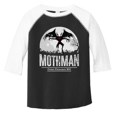 Mothman Cryptid Point Pleasant Cryptozoology Halloween Toddler Fine Jersey T-Shirt
