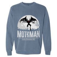 Mothman Cryptid Point Pleasant Cryptozoology Halloween Garment-Dyed Sweatshirt