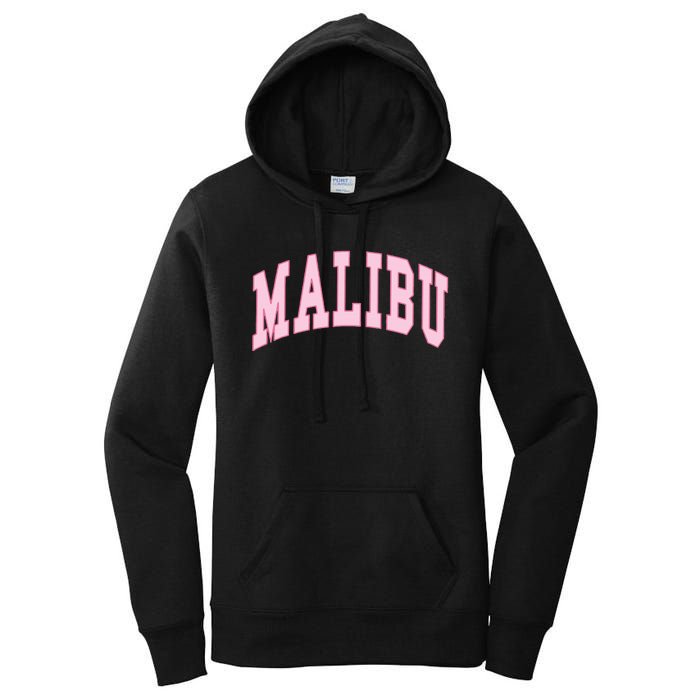 Malibu California Preppy Varsity Classic Women's Pullover Hoodie