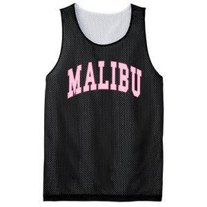 Malibu California Preppy Varsity Classic Mesh Reversible Basketball Jersey Tank