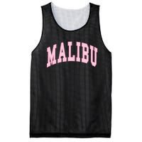 Malibu California Preppy Varsity Classic Mesh Reversible Basketball Jersey Tank