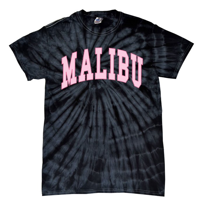 Malibu California Preppy Varsity Classic Tie-Dye T-Shirt