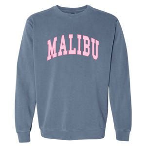 Malibu California Preppy Varsity Classic Garment-Dyed Sweatshirt