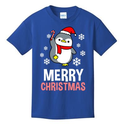 Merry Christmas Penguin Gift Kids T-Shirt