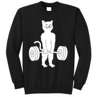 Muscle Cat Powerlifting Kitty Sweatshirt