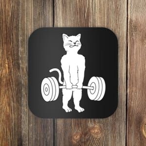 Muscle Cat Powerlifting Kitty Coaster