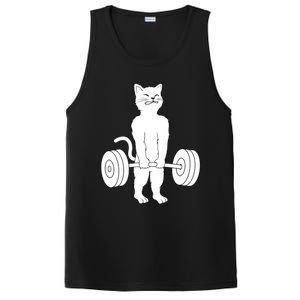 Muscle Cat Powerlifting Kitty PosiCharge Competitor Tank