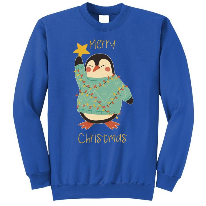 Merry Christmas Penguin Cool Gift Sweatshirt