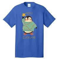 Merry Christmas Penguin Cool Gift Tall T-Shirt