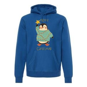 Merry Christmas Penguin Cool Gift Premium Hoodie