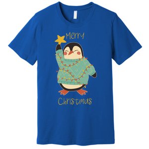 Merry Christmas Penguin Cool Gift Premium T-Shirt