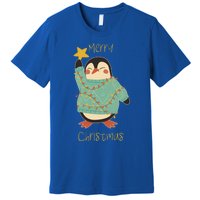 Merry Christmas Penguin Cool Gift Premium T-Shirt