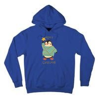 Merry Christmas Penguin Cool Gift Tall Hoodie