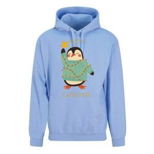 Merry Christmas Penguin Cool Gift Unisex Surf Hoodie