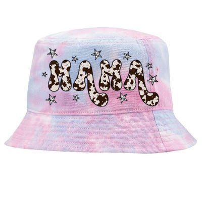 Mama Cow Print Mom Mother's Day Tie-Dyed Bucket Hat