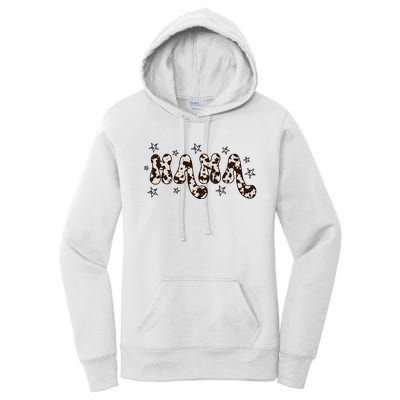 Mama Cow Print Mom Mother's Day Women's Pullover Hoodie