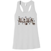 Mama Cow Print Mom Mother's Day Women's Racerback Tank