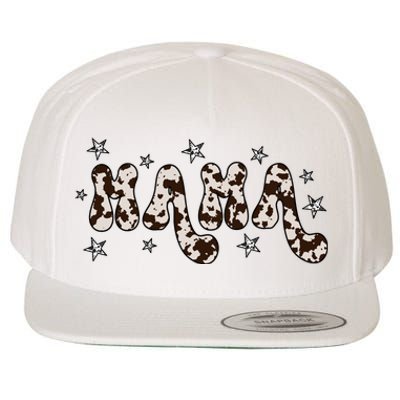 Mama Cow Print Mom Mother's Day Wool Snapback Cap