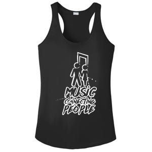 Music Connecting People Ladies PosiCharge Competitor Racerback Tank