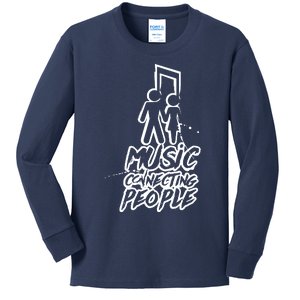 Music Connecting People Kids Long Sleeve Shirt