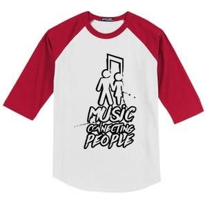 Music Connecting People Kids Colorblock Raglan Jersey