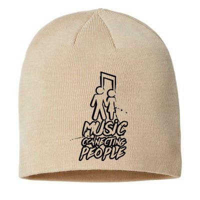 Music Connecting People Sustainable Beanie