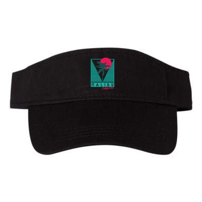Malibu California Palm Trees Surf Vintage Retro Visor