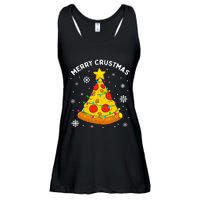 Merry Crustmas Pizza Christmas Tree Xmas Gifts Ladies Essential Flowy Tank