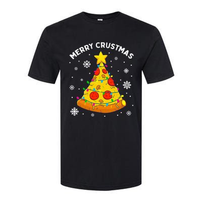 Merry Crustmas Pizza Christmas Tree Xmas Gifts Softstyle CVC T-Shirt